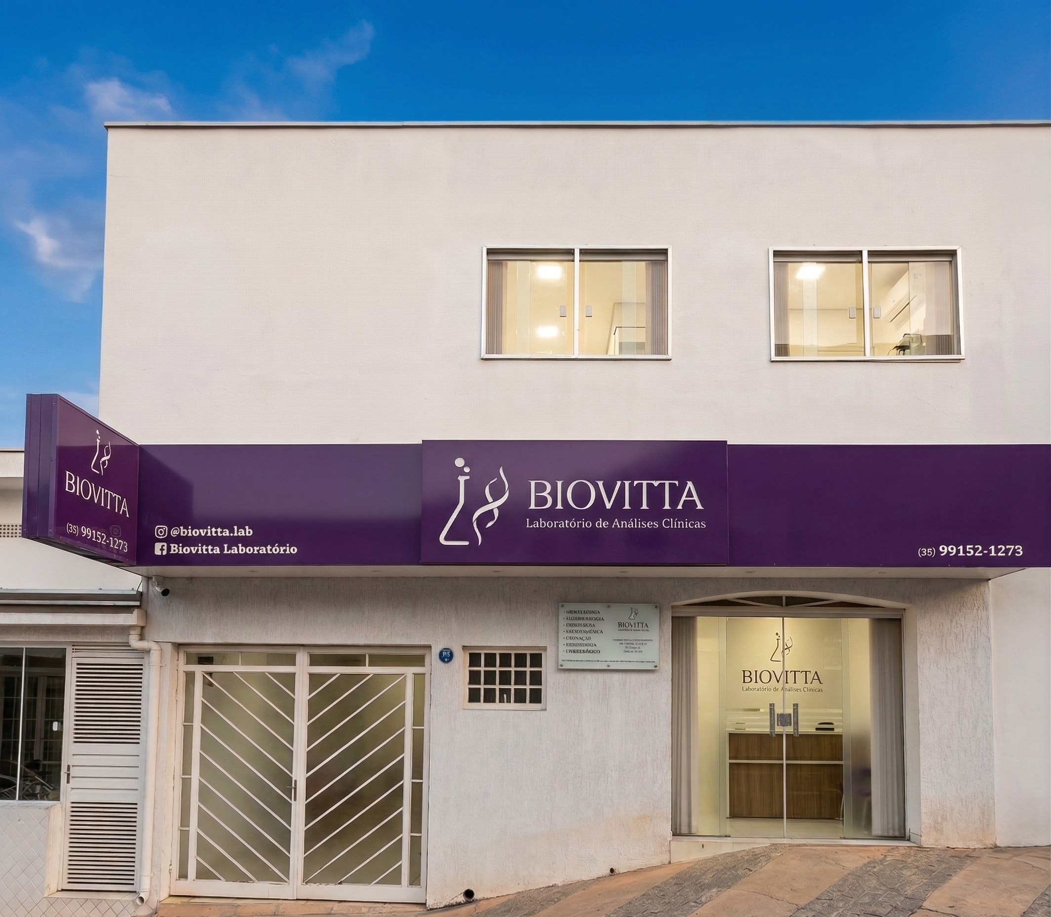 Fachada do Laboratorio Biovitta