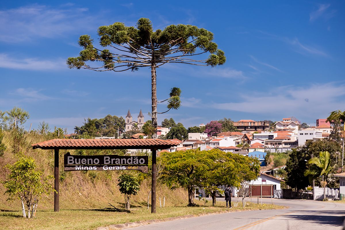 Vista da cidade de Bueno Brandao
