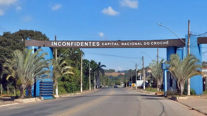 Entrada da cidade de Inconfidentes